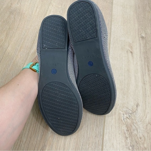 rothy’s Retired Rare Shale Cherry ribbon striped ballet flat - Picture 6 of 6